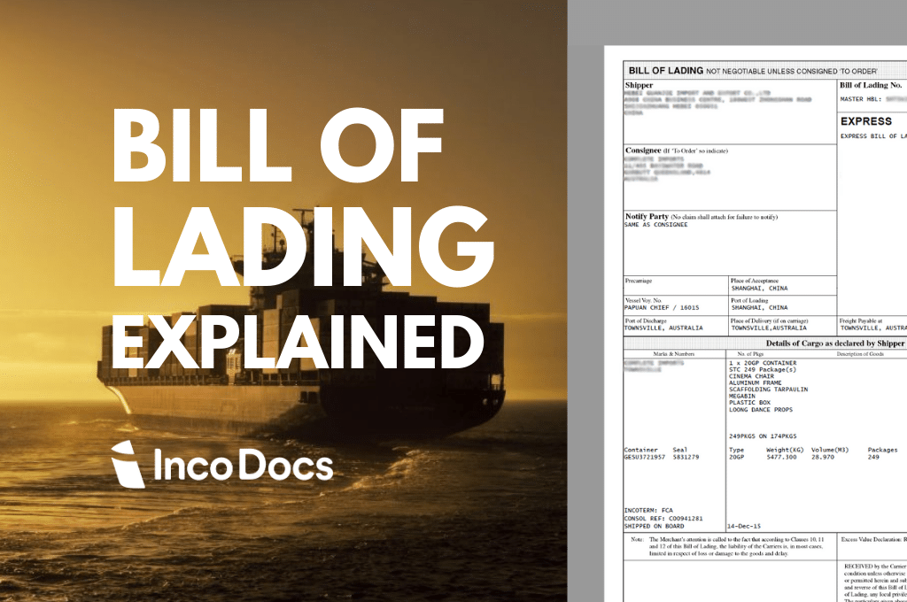 bill of lading