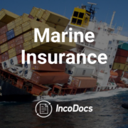 Shipping vessel with containers falling off covered by marine insurance