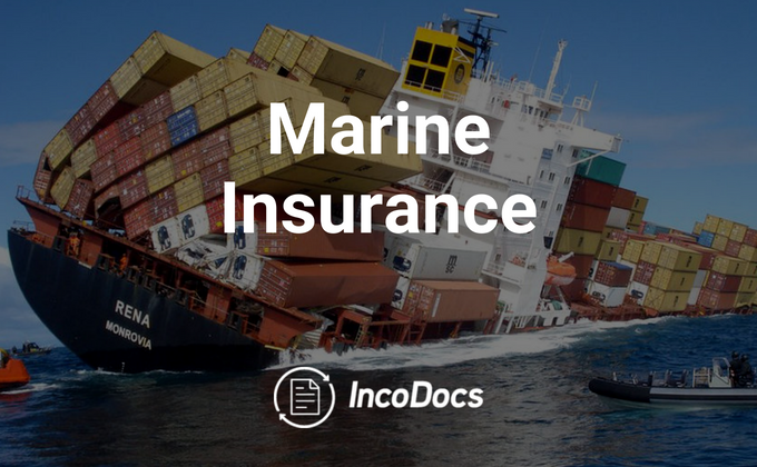 Shipping vessel with containers falling off covered by marine insurance