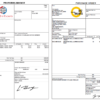 Template of a Proforma Invoice and Purchase Order document
