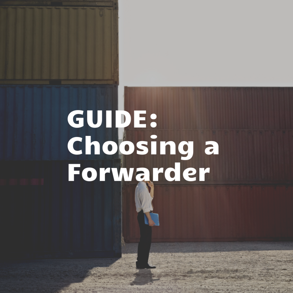 Man learning how to choose a freight forwarder
