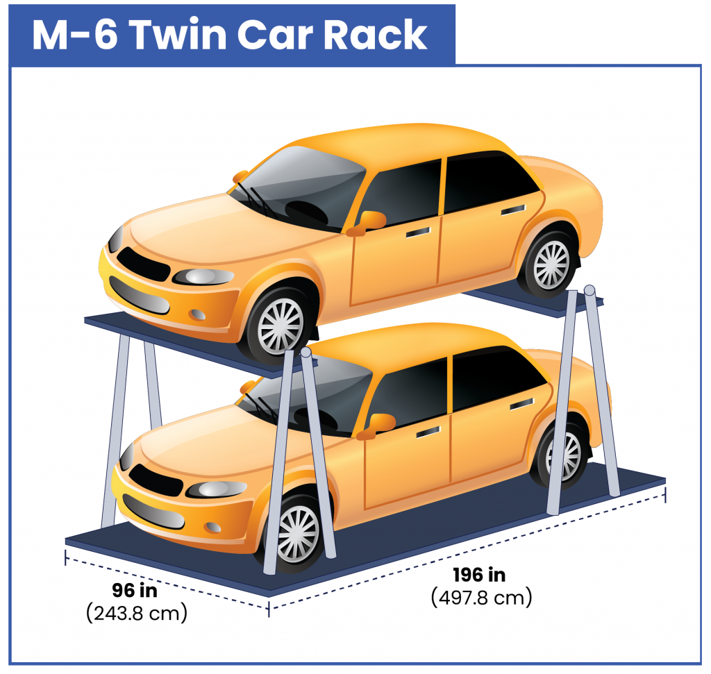ULD M-6 Twin Car Rack Air Container