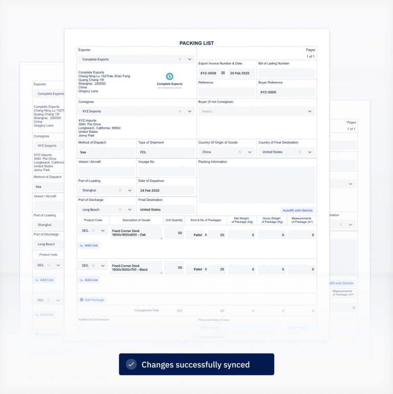 How To Create A Packing List Document Template For Brexit | IncoDocs