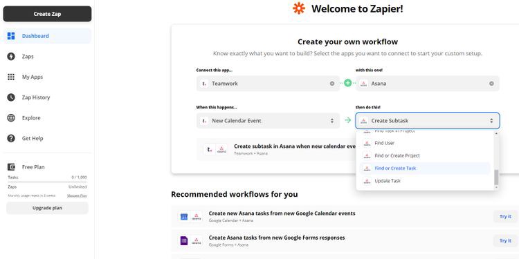 Zapier Workflow Automation Software