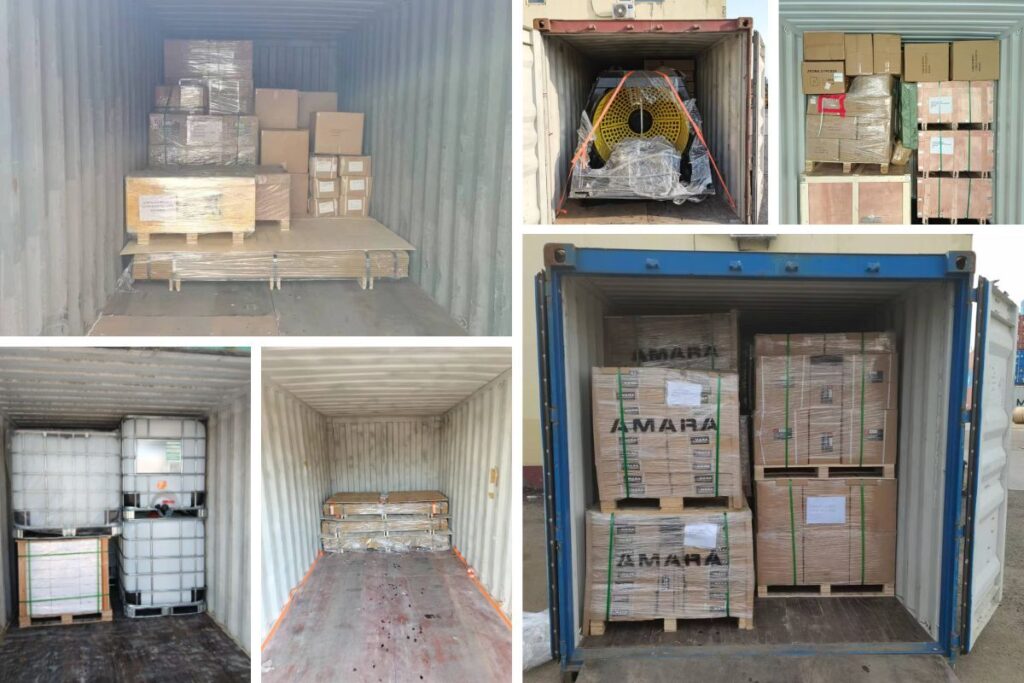 Shipping containers consolidated