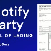 Notify Party on Bill Of Lading