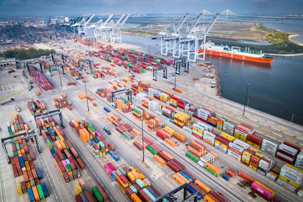 Shipping Port in Houston