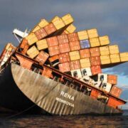 Shipping delays: containers falling