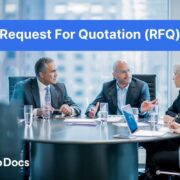Request for Quotation RFQ cover