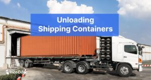 unloading shipping containers