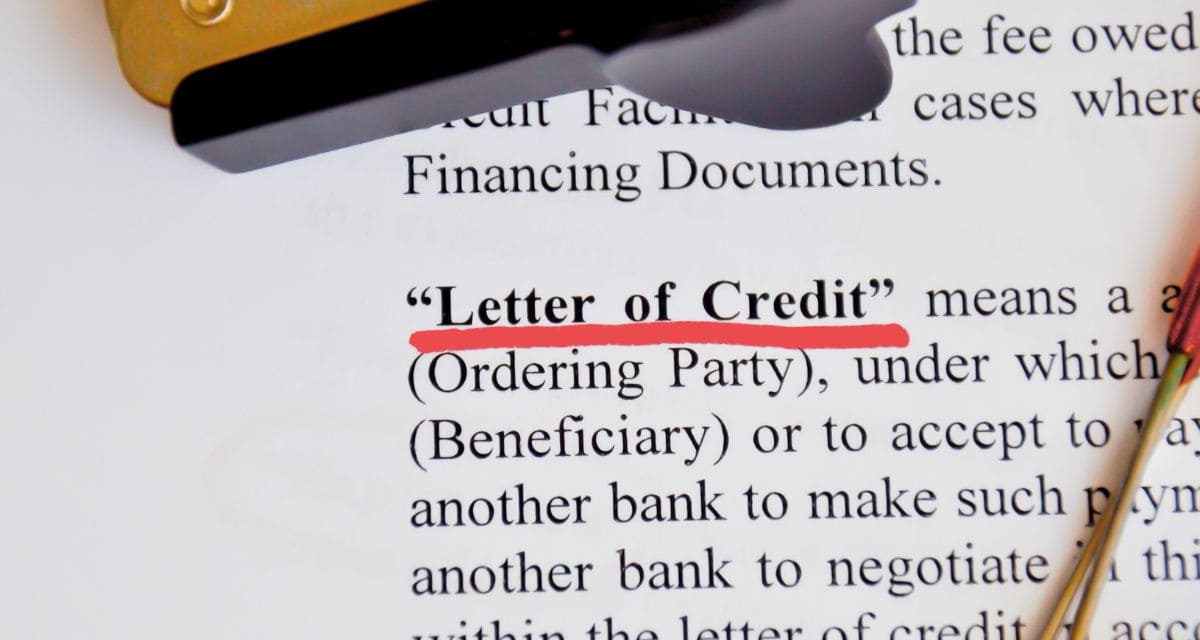 Letter of Credit