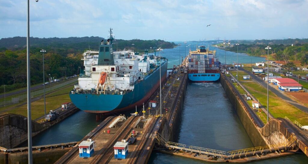 slowing down at panama canal